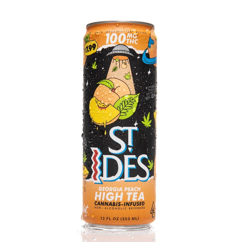 St Ides Georgia Peach High Tea Drink 100mg