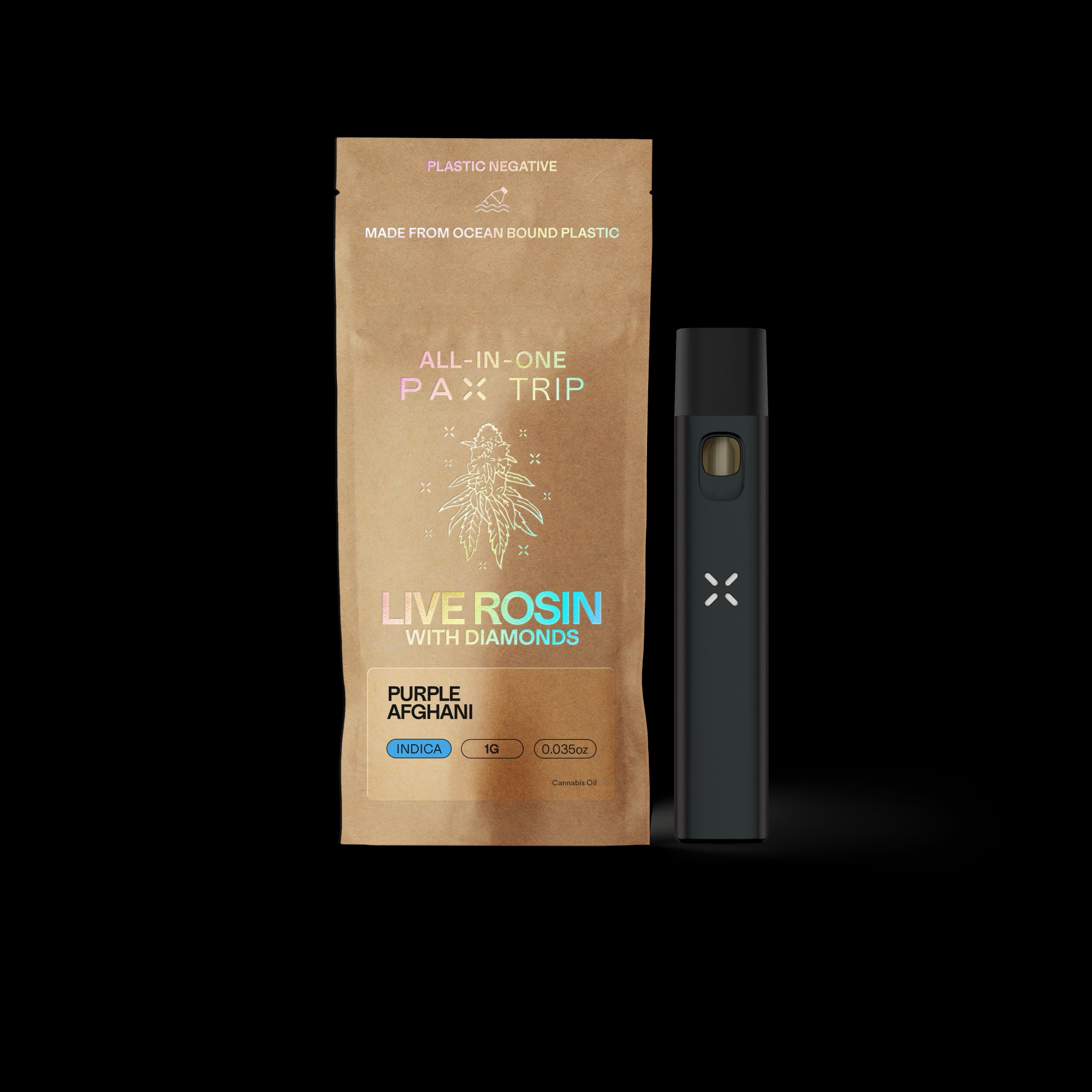 PAX | Purple Afghani | Live Rosin | 1G AIO