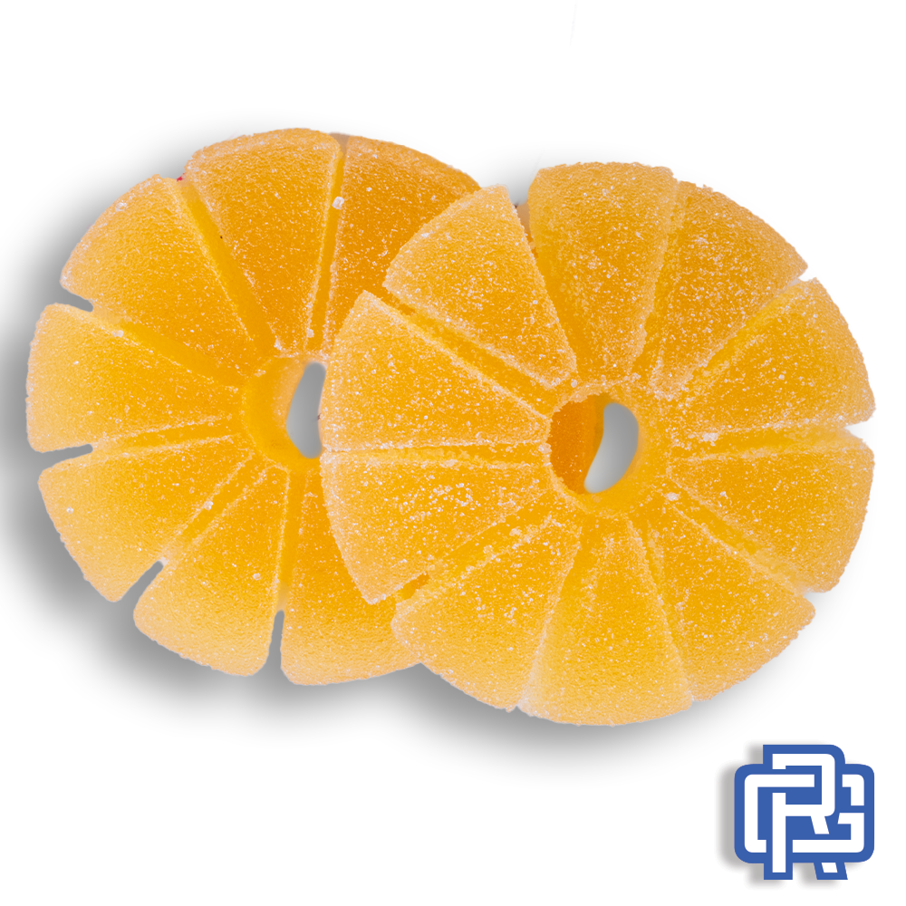 Peach Fruit Chews | 20pc 100mg (THC) (Live Hash Rosin)