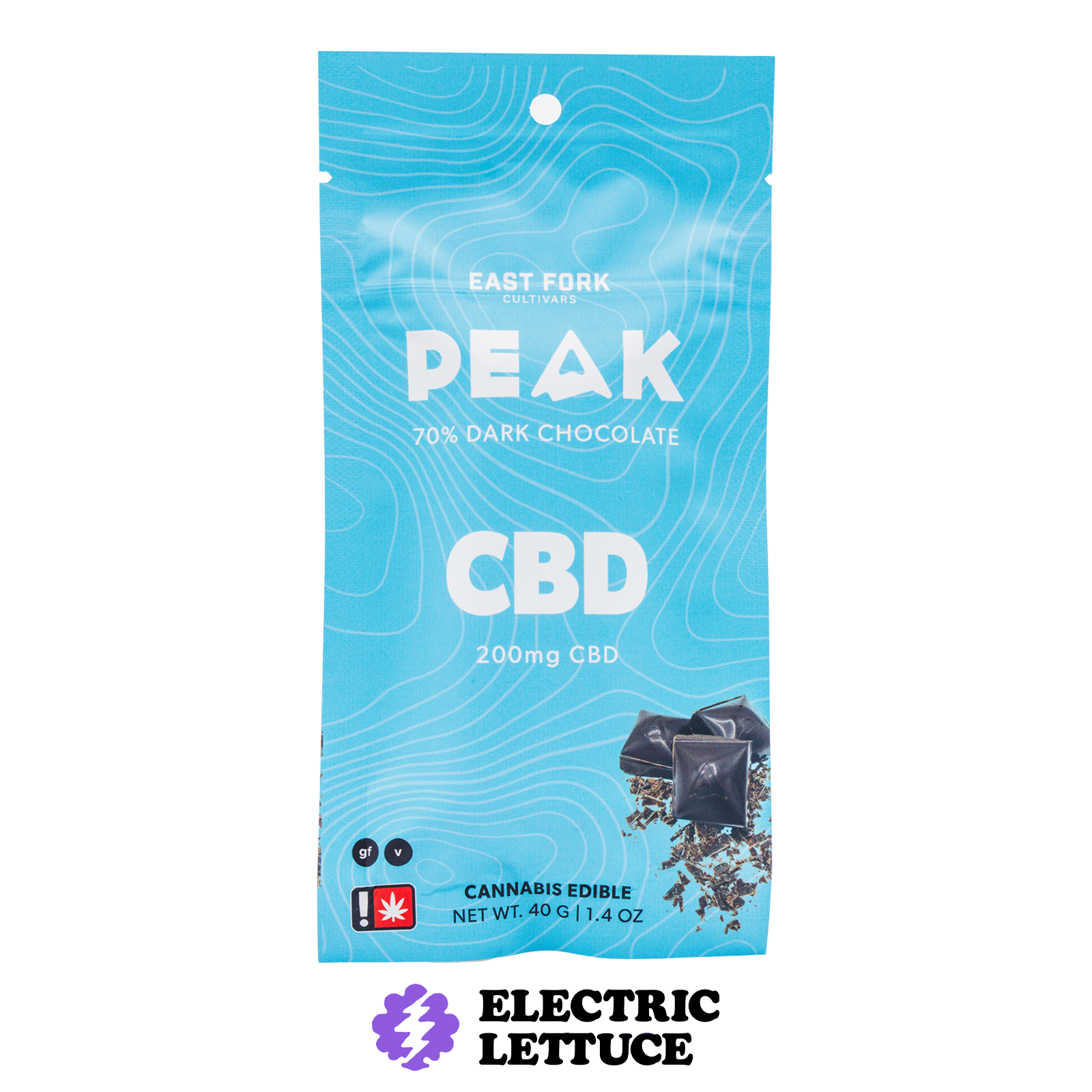 Peak Sour Pineapple High CBD Chocolate Bar