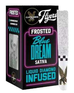 CLAYBOURNE CO: Blue Dream .5g Frosted Infused Pre-Rolls 5pk/2.5g (S)
