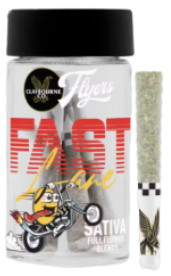 CLAYBOURNE CO: Fast Lane Flyers Blends .5g Pre-Rolls 7pk/3.5g (S)