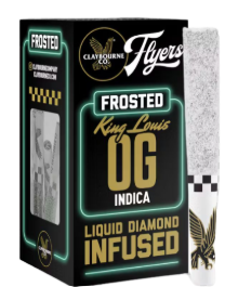 CLAYBOURNE CO: King Louis OG .5g Frosted Infused Pre-Rolls 5pk/2.5g (I)