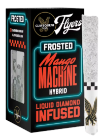 CLAYBOURNE CO: Mango Machine .5g Frosted Infused Pre-Rolls 5pk/2.5g (H)
