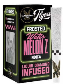CLAYBOURNE CO: Watermelon Z .5g Frosted Infused Pre-Rolls 5pk/2.5g (I)