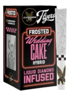 CLAYBOURNE CO: Wedding Cake .5g Frosted Infused Pre-Roll 5pk/2.5g (H)