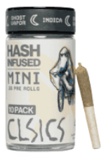 CLSICS: Ghost Vapor Hash Infused .3g Pre-Roll 10-Pack/3g (I)