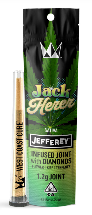 WEST COAST CURE: Jack Herer Infused 1.2g Jefferey Pre-Roll (S)