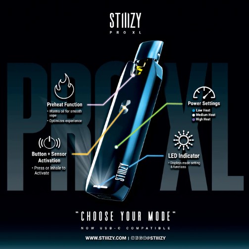 Stiiizy PRO XL Black Battery