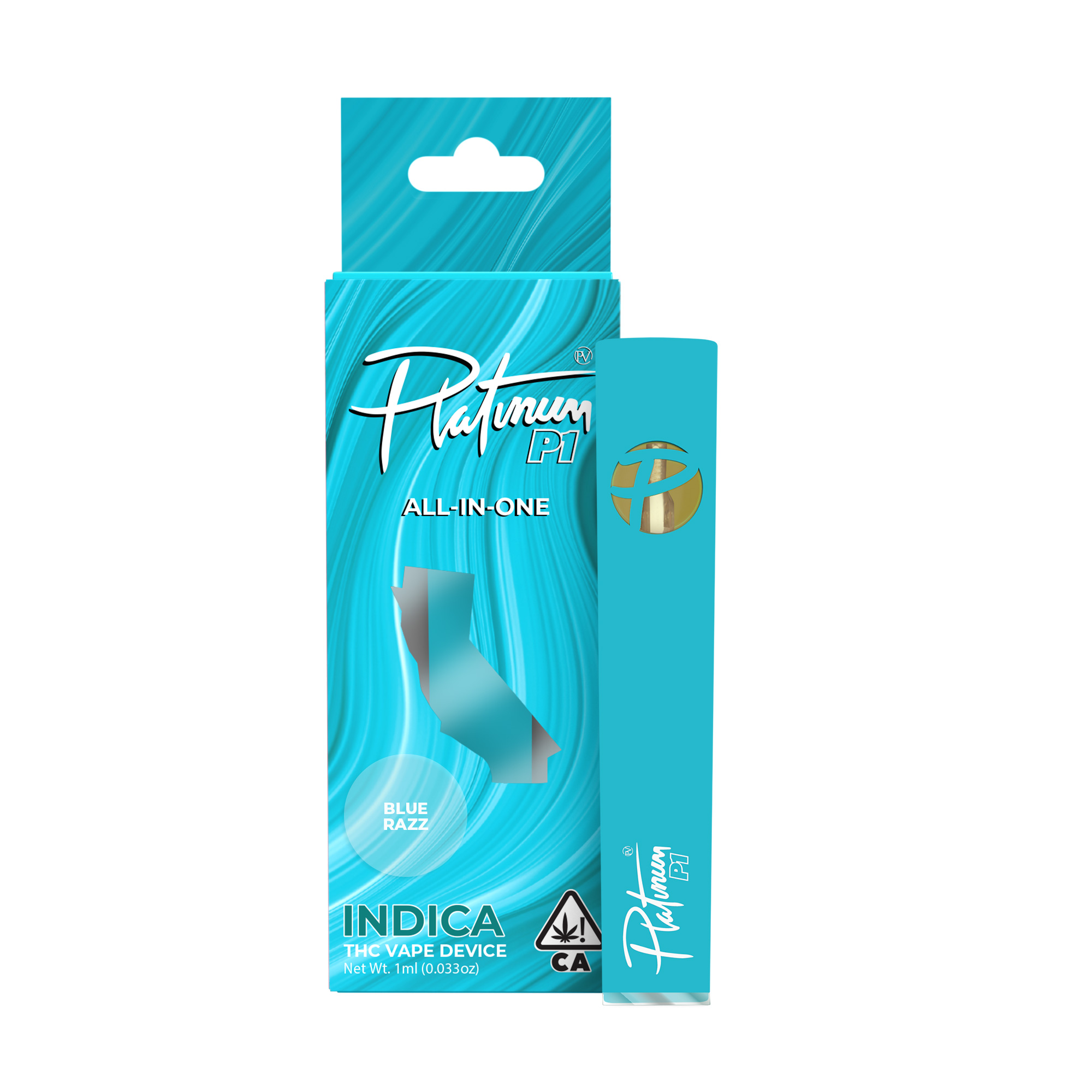 Platinum Vape - Vape: Blue Razz (Disposable)