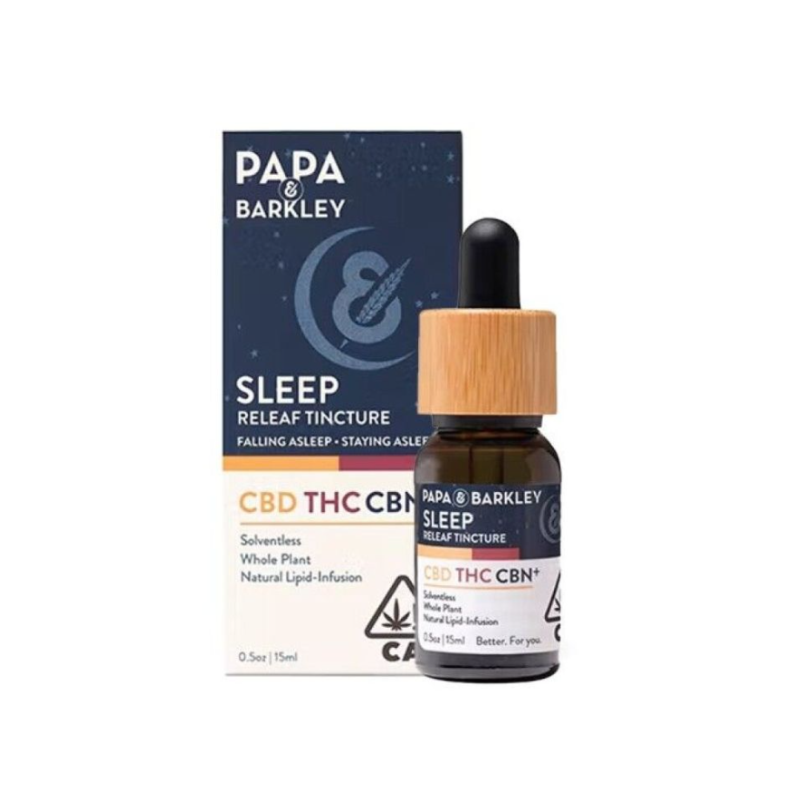 Papa & Barkley Sleep Releaf Tincture CBD:THC:CBN 1:1:1