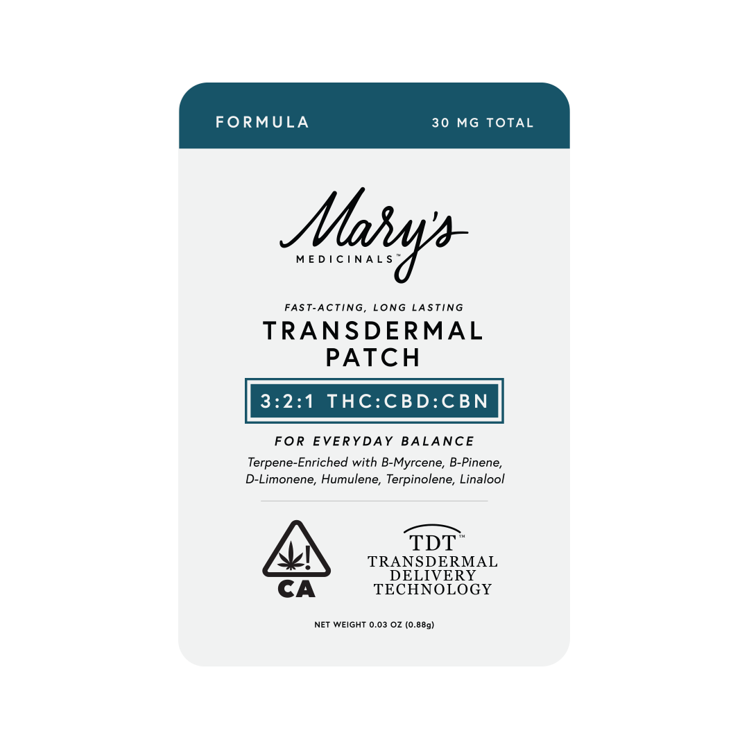 3:2:1 THC:CBD:CBN Transdermal PATCH 30mg