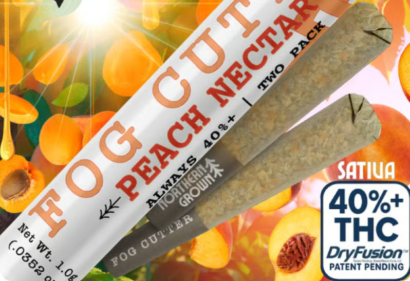 Peach Nectar Infused Preroll -0.5g 2pk- | 1g