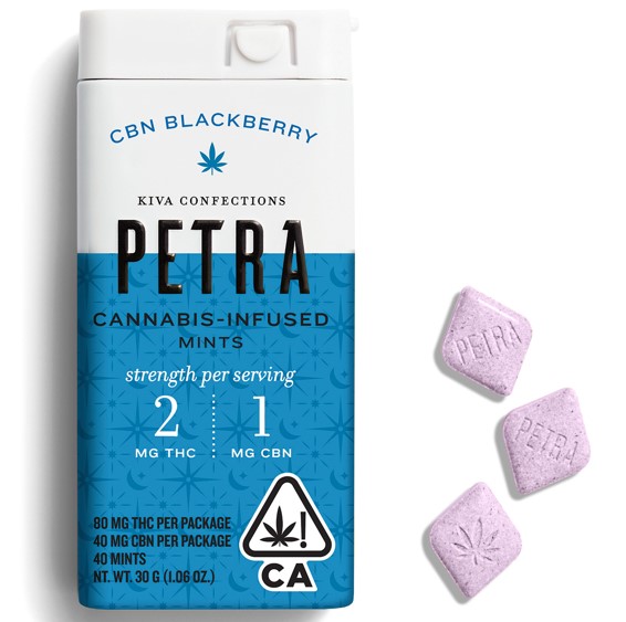 Petra Mint - Edible: Blackberry (CBN 2:1) - 100mg