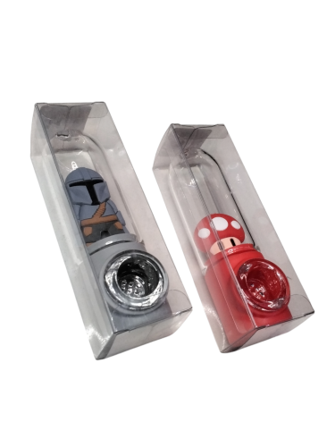 CHRONIC - Medium Silicone Glass Tube Pipe - NonCannabis