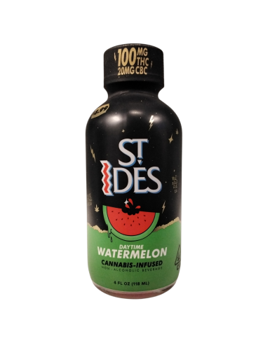 ST. IDES - Watermelon Daytime + CBC 4oz Shot - 100/20mg - Drink