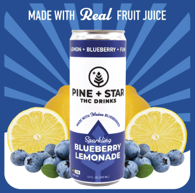 Pine + Star Blueberry Lemonade 5mg 12oz