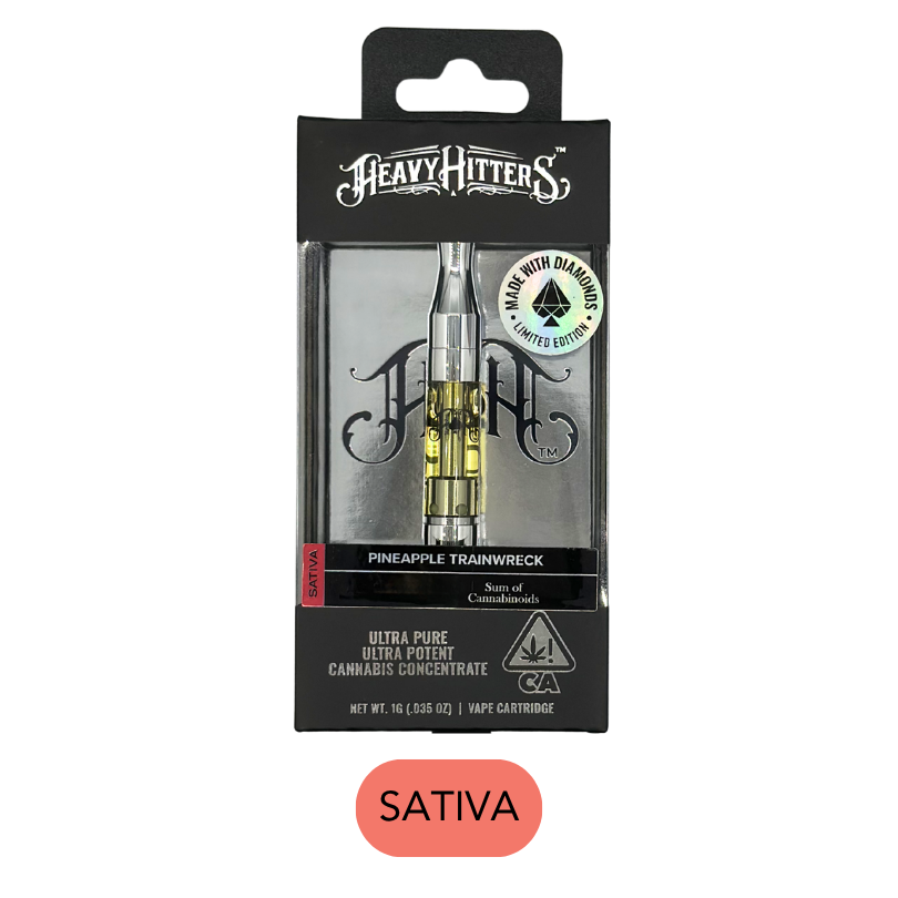 Heavy Hitters - Pineapple Trainwreck - Vape Cart - 1.0g