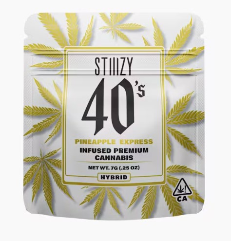 PINEAPPLE EXPRESS 40's INFUSED MYLAR 7G