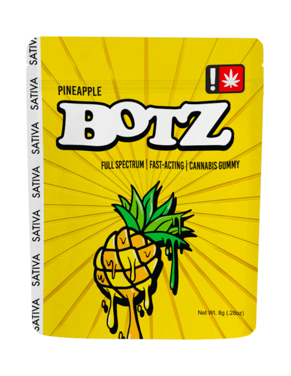 Pineapple "BOTZ" Gummy | 100mg (THC)