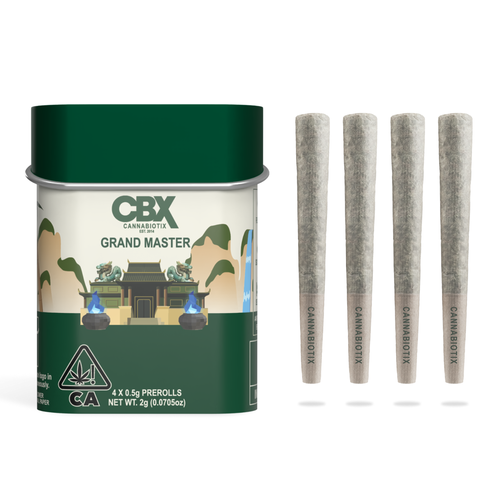 Grand Master | Pre-Rolls 4-Pack | 2g