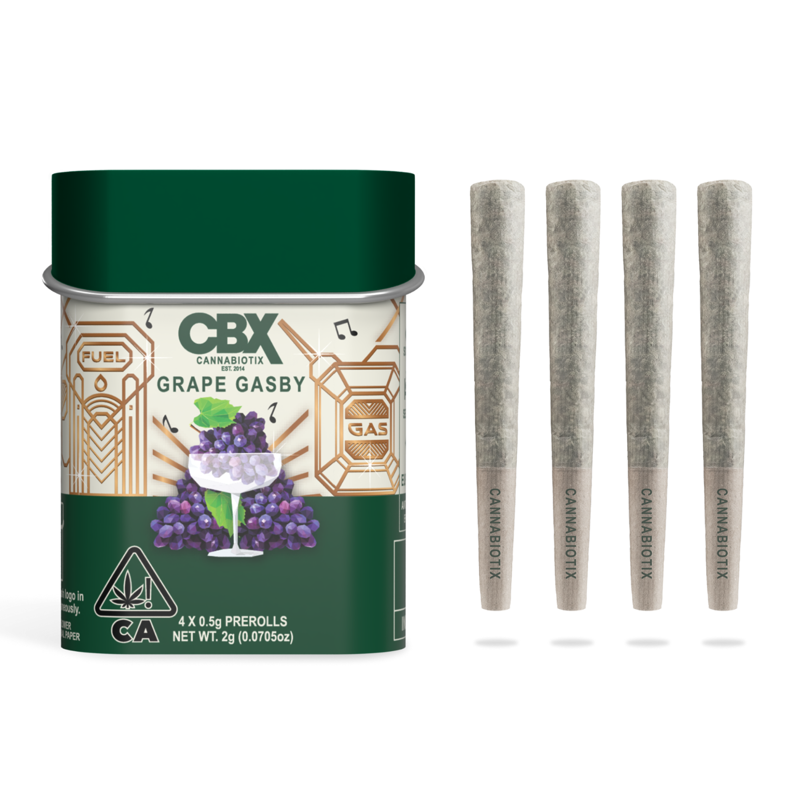Grape Gasby | Pre-Rolls 4-Pack | 2g