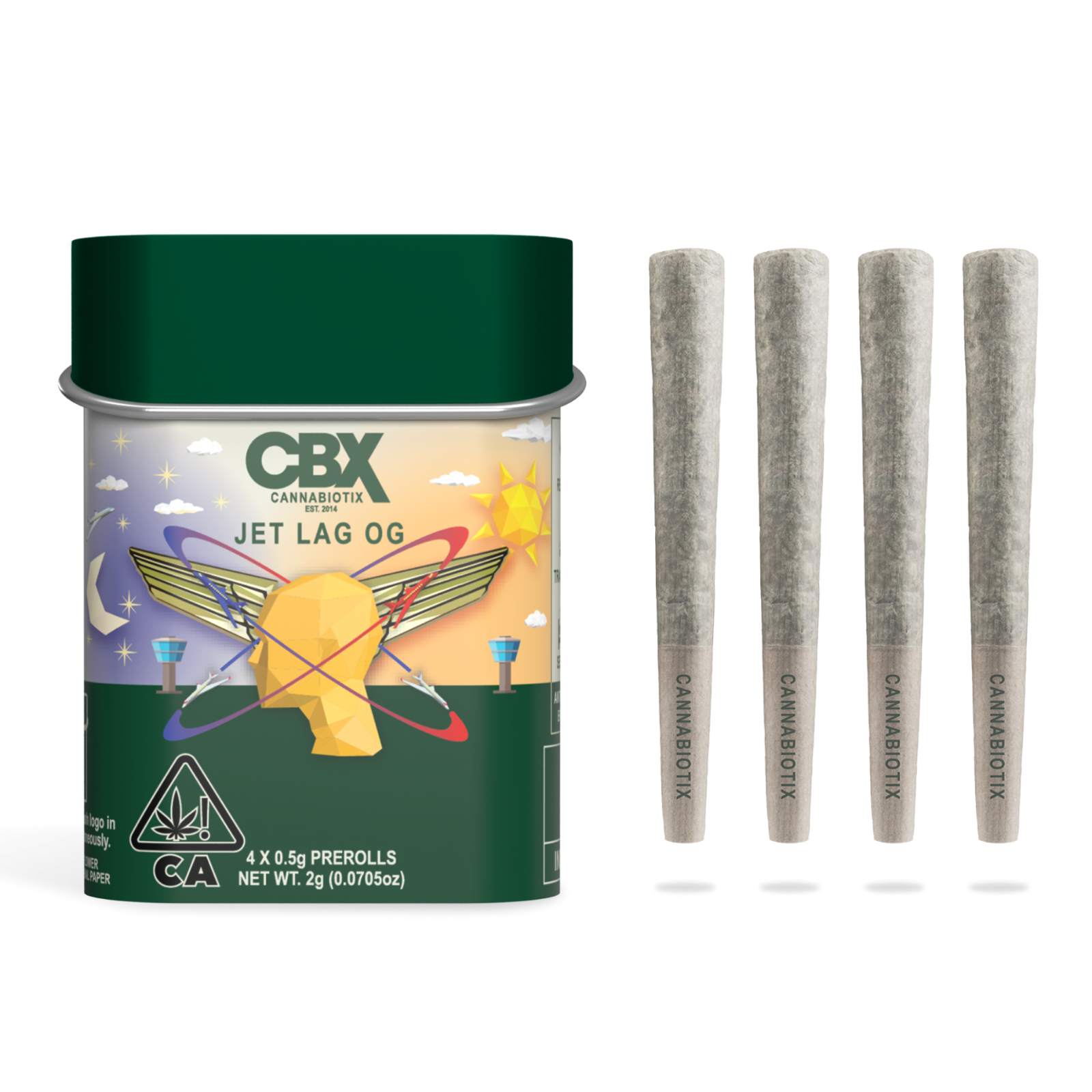 Jet Lag OG | Pre-Rolls 4-Pack | 2g