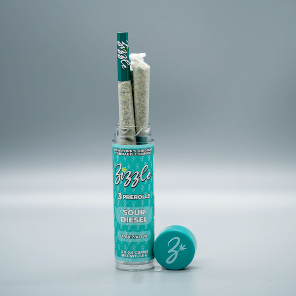 Sour Diesel .5g Prerolls 3 Pack | Zizzle