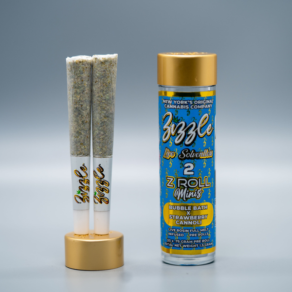 Bubble Bath X Strawberry Cannoli .75g Infused Prerolls 2 Pack | Zizzle