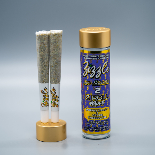 Purple Daddy x Grape Cheesecake .75g Infused Prerolls 2 Pack | Zizzle