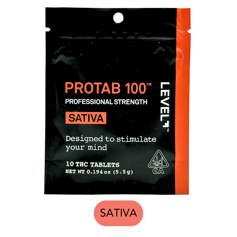 Level - Professional Protab - Sativa - 10pk - 1000mg