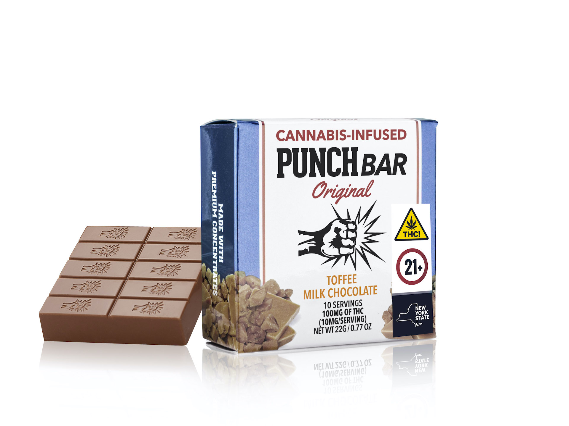 Punch | Orignal | Toffee Milk Chocolate | 100mg