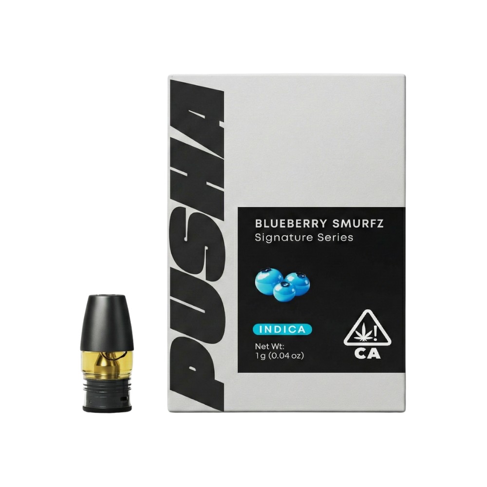 BLUEBERRY SMURFZ POD 1G - PUSHA