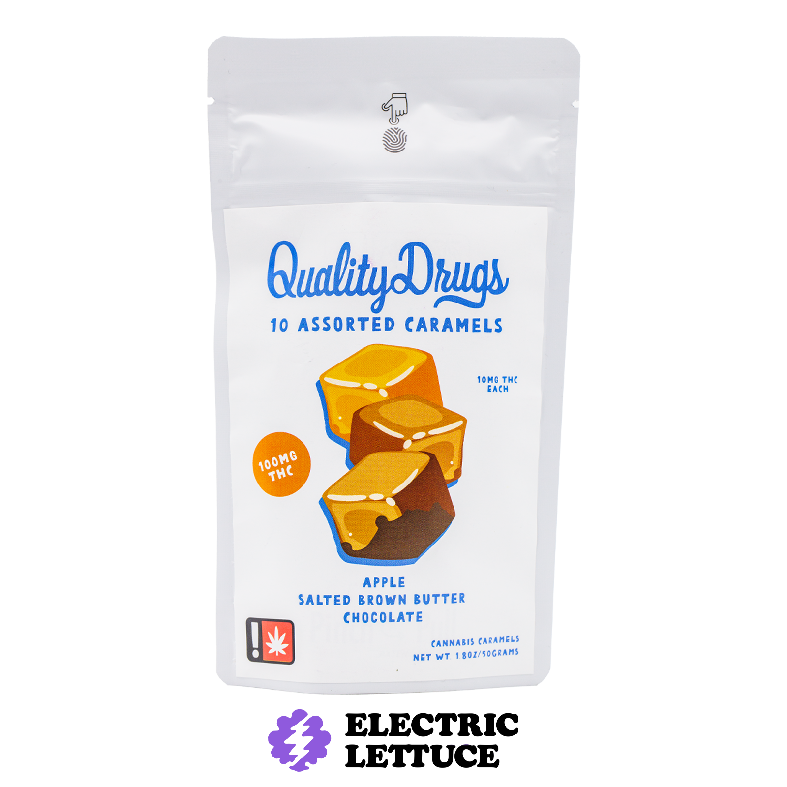 Quality Drugs Caramels - Assorted 10pk 100mg