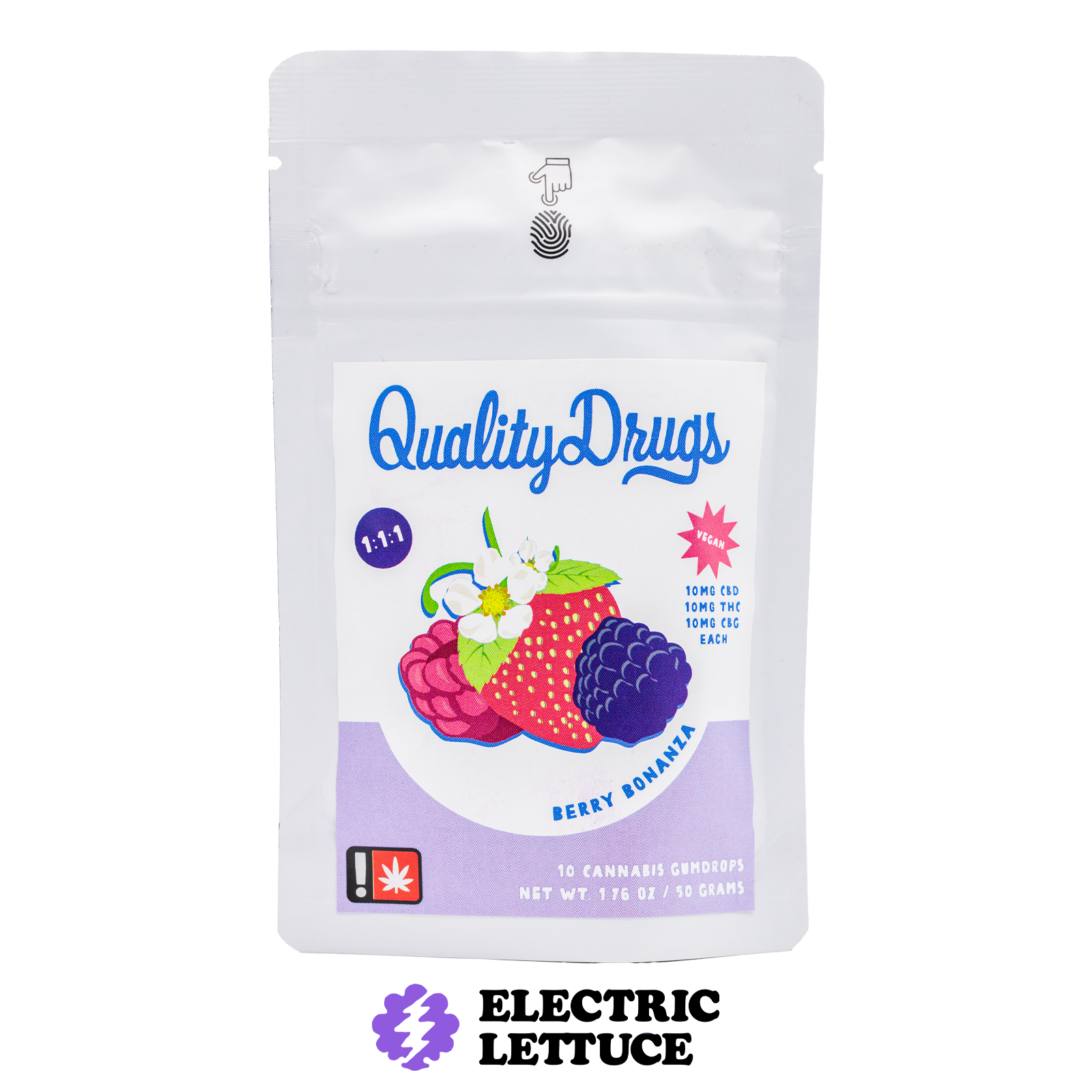 Quality Drugs Berry Bonanza 1:1:1 10pk Gumdrops