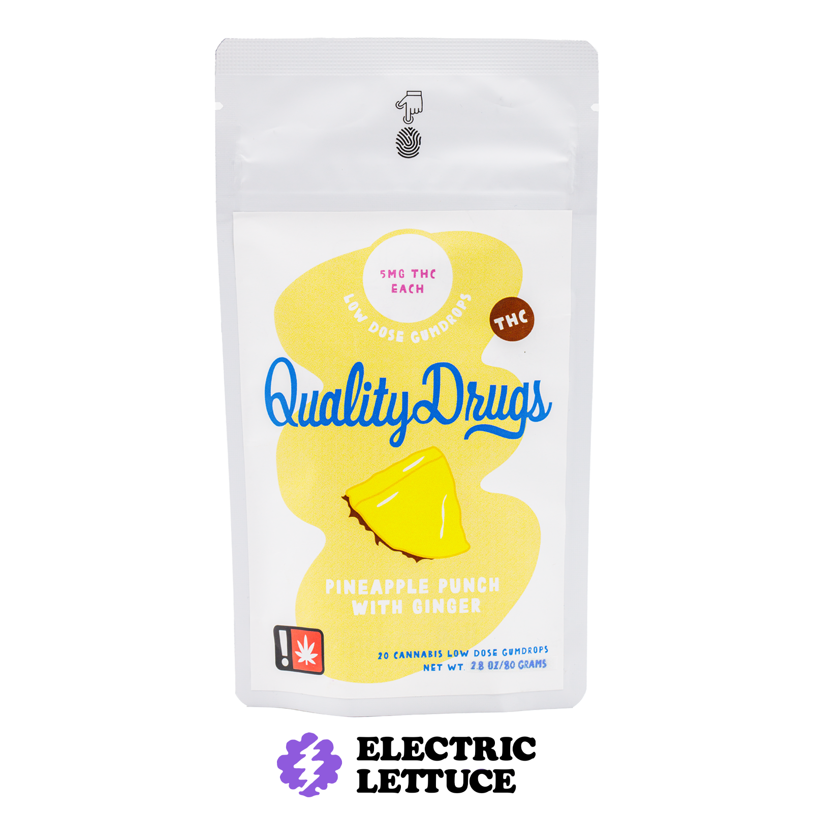 Quality Drugs Pineapple Punch Ginger 20pk Gumdrops