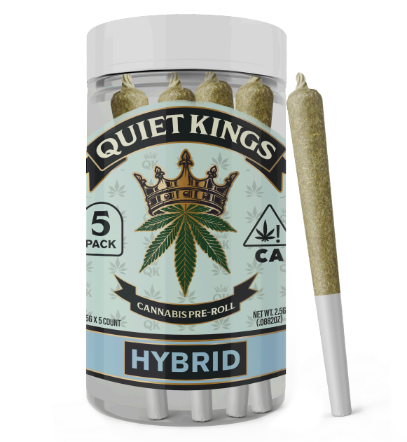 Quiet Kings 5pk Prerolls 2.5g Dosi Crasher
