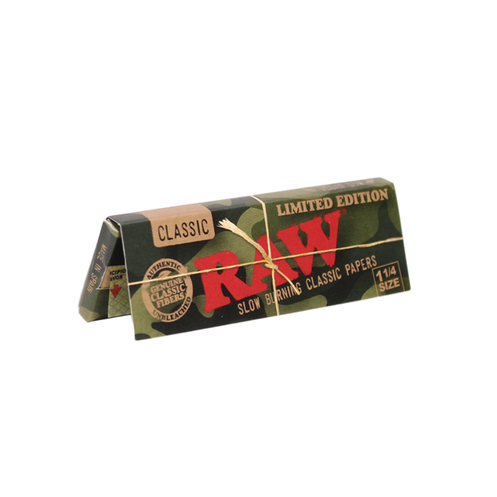 RAW "Camo" Edition 1 1/4 size Rolling Papers