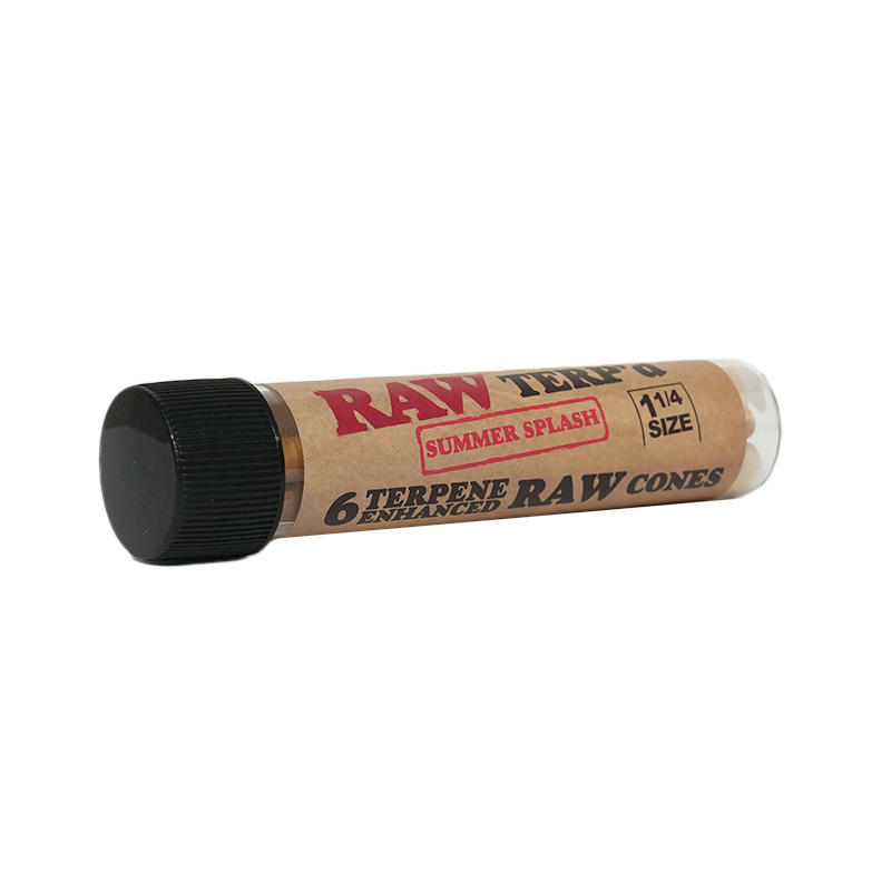 RAW | Terp'd Pre Roll Cones | 1 1/4 Size | Summer Splash | 6pk
