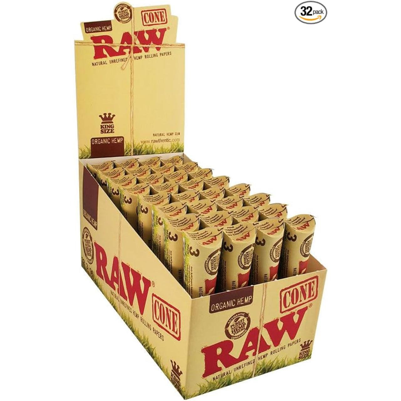 RAW King Size Cones 3 pk