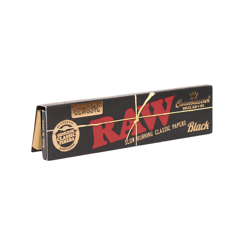 RAW | Papers | Classic Black 1 1/4 | 50pk