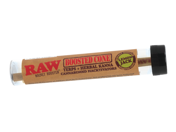 RAW | Terp'd Pre Roll Cones | Rocket Booster King Size | Lemon Jack | Single