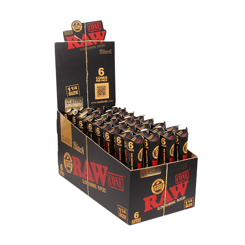 Black Cones 1 1/4 (6 pack)