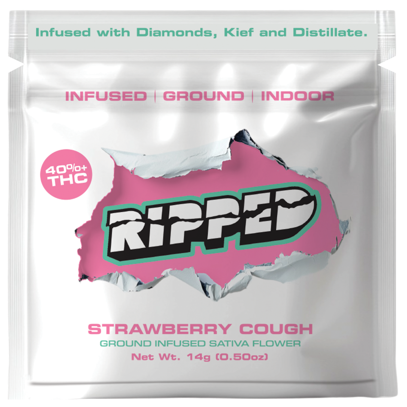 Ripped | Strawberry Cough | Infused Ground | 14g