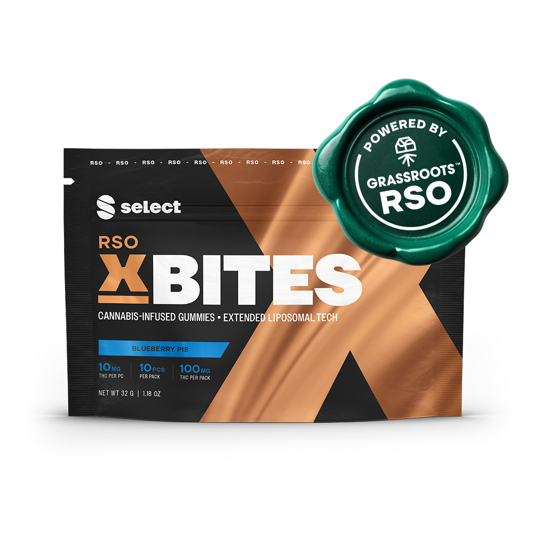 Select | X Bites | RSO | Blueberry Pie | 10 Pack