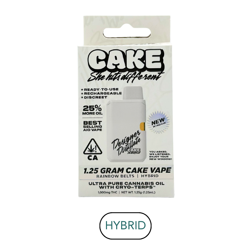 Cake - Distillate - Rainbow Belts - RTU - 1.25g