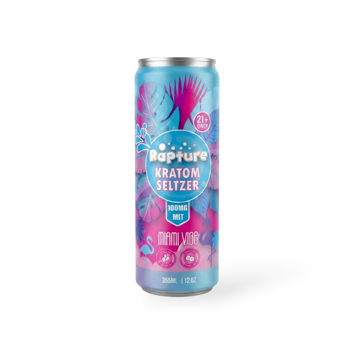 RAPTURE KRATOM SELTZER MIAMI VICE 100MG