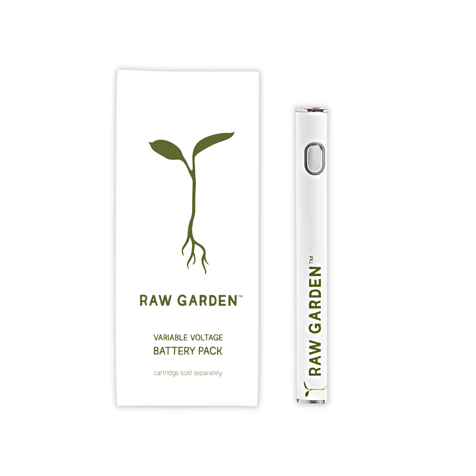 Raw Garden Battery | White