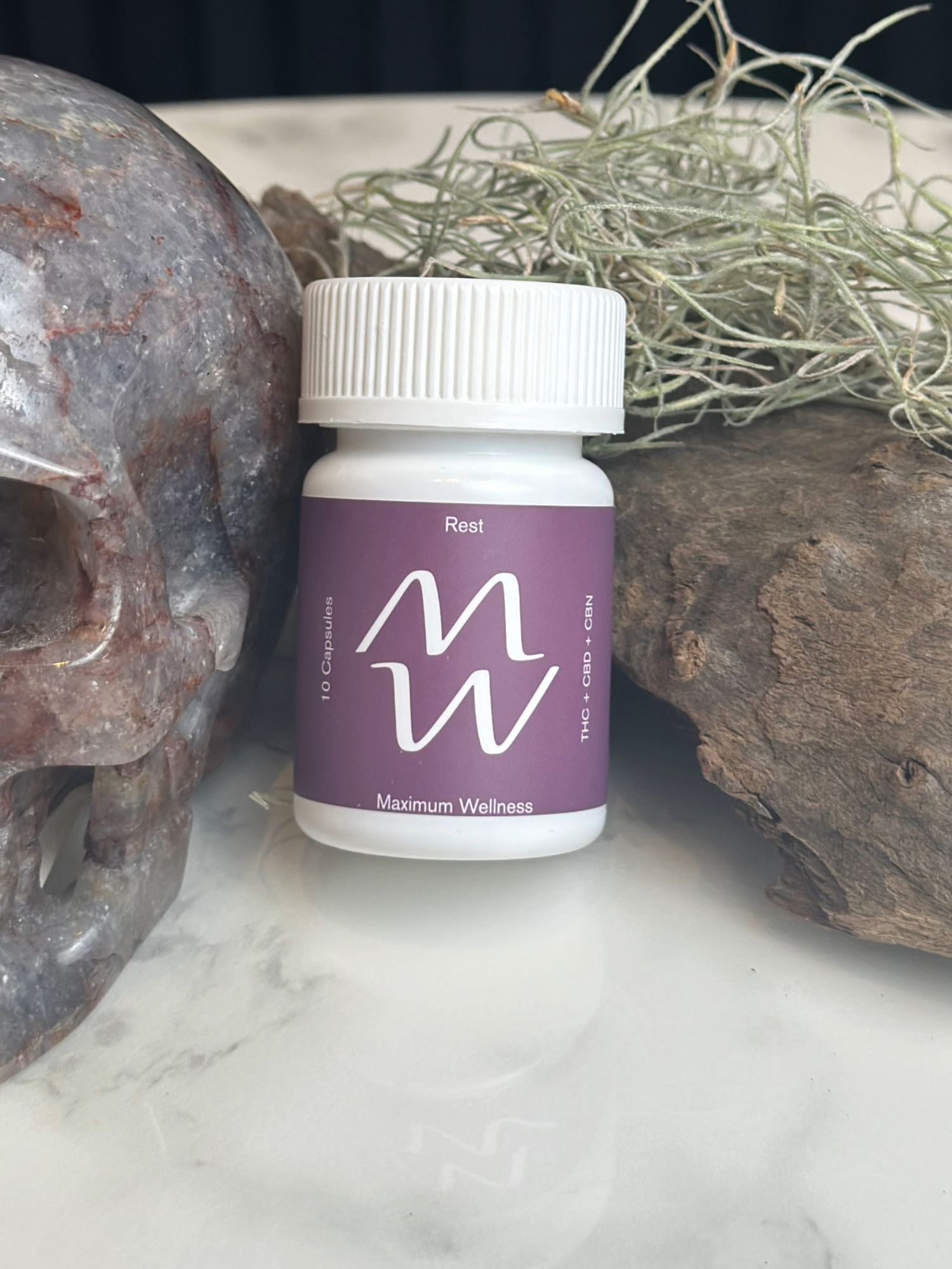 Rest Capsules 2:1:2 | 250mg (10mg THC : 5mg CBD : 10mg CBN) 10pk 