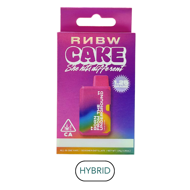 Cake - RNBW - Distillate - Papaya Peach - RTU - 1.25g